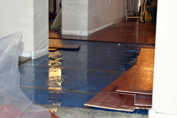 Professional Crawl Space Water Removal technician working in Yaphank, NY